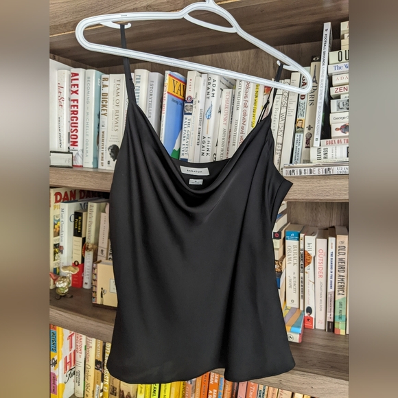 Babaton Cowlneck Satin Camisole - Picture 2 of 5